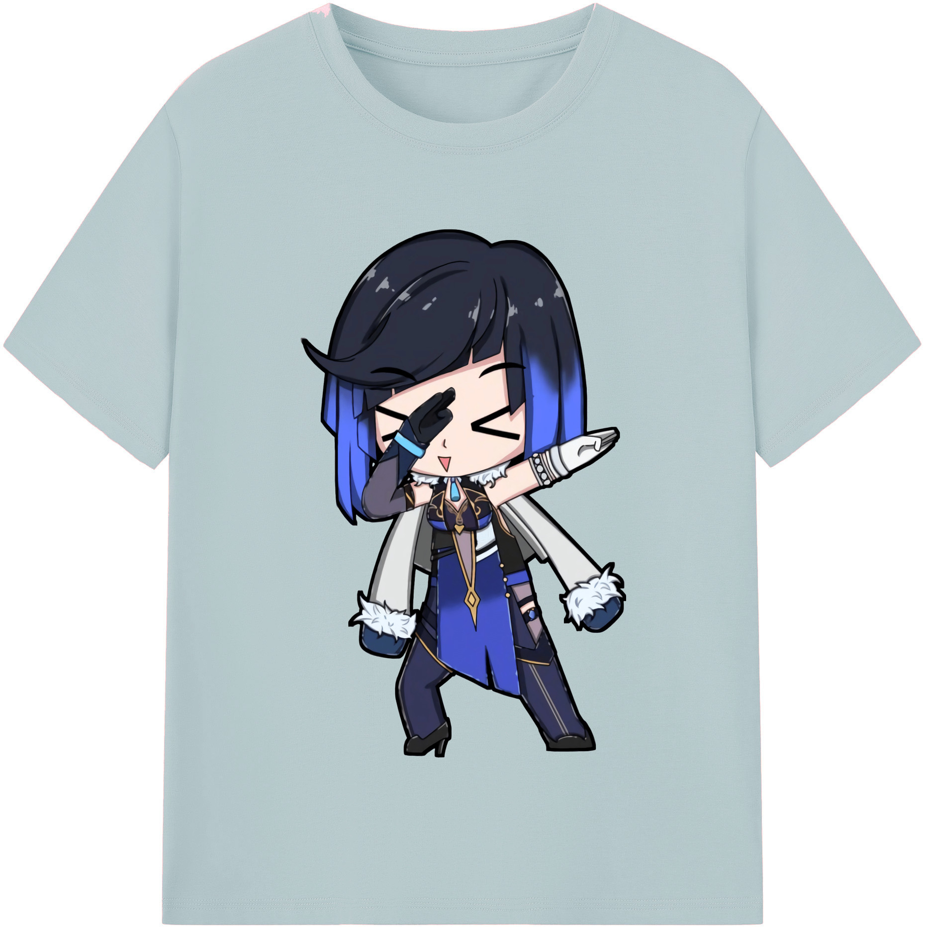 げんし神 夜兰 やらん genshin Yaran 綿100％半袖Tシャツ（フロントプリント）